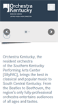 Mobile Screenshot of orchestrakentucky.com